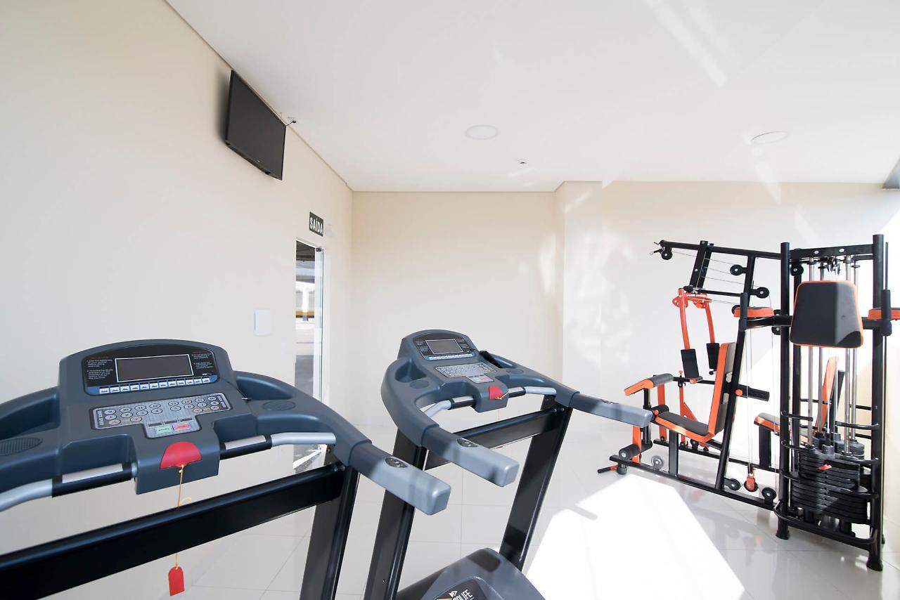 Hotel H2 Congonhas المظهر الخارجي الصورة The gym at the hotel